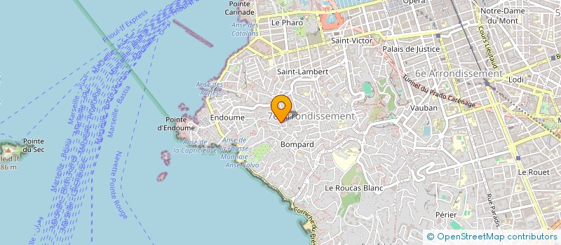 localisation de l'entreprise MONSIEUR ALEXANDRE GELLY à MARSEILLE