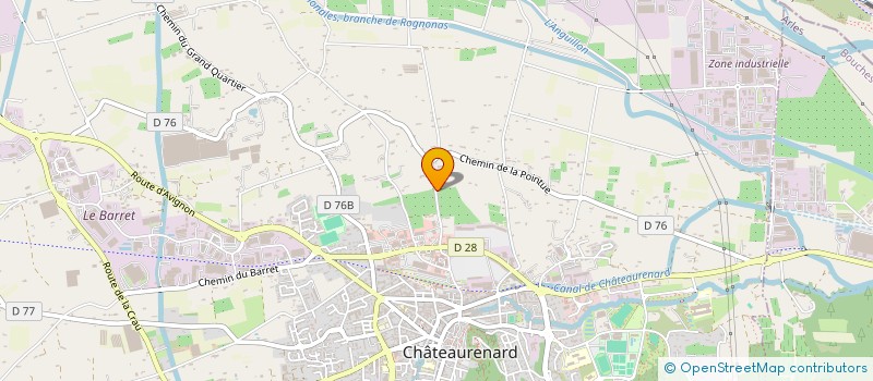 localisation de l'entreprise MONSIEUR ALEXANDRE GENEVET  CHATEAURENARD