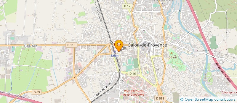 localisation de l'entreprise MONSIEUR ALEXANDRE GENNERET à SALON-DE-PROVENCE