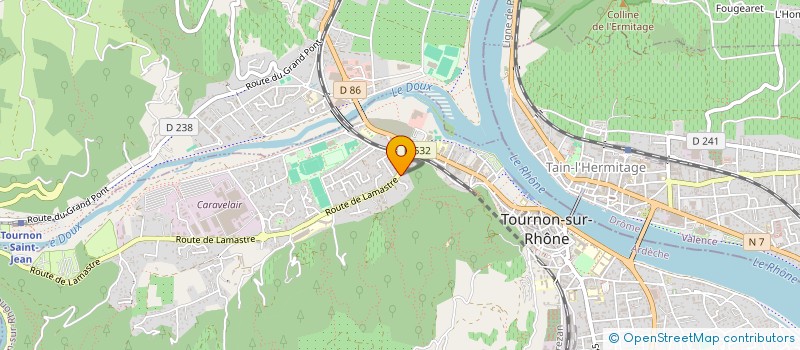 localisation de l'entreprise MONSIEUR ALEXANDRE GEOFFRIAULT à TOURNON-SUR-RHONE