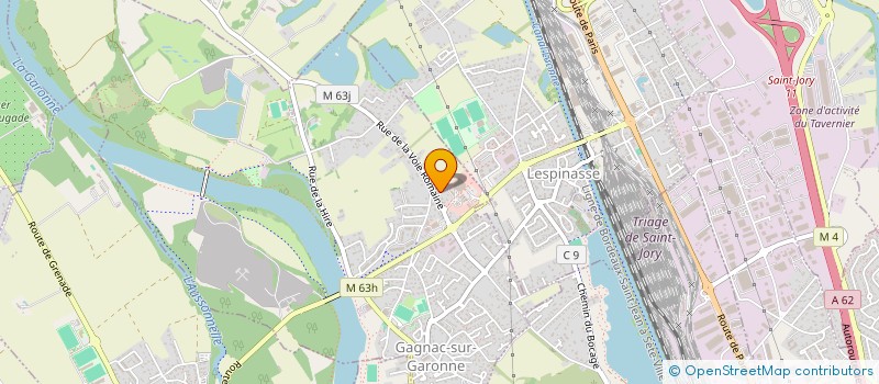 localisation de l'entreprise MONSIEUR ALEXANDRE GEOFFROY  GAGNAC-SUR-GARONNE