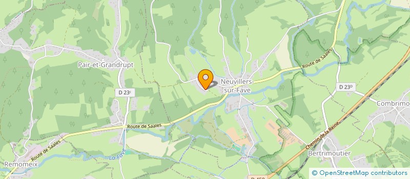 localisation de l'entreprise MONSIEUR ALEXANDRE GEORGE  NEUVILLERS-SUR-FAVE