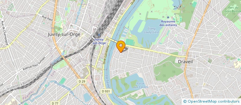 localisation de l'entreprise MONSIEUR ALEXANDRE GERARD à DRAVEIL