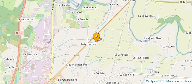 localisation de l'entreprise MONSIEUR ALEXANDRE GERBIER à BAIN-DE-BRETAGNE