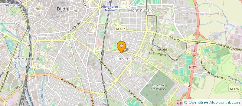 localisation de l'entreprise MONSIEUR ALEXANDRE GERMAIN  DIJON