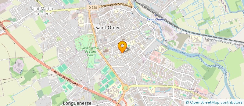 localisation de l'entreprise MONSIEUR ALEXANDRE GERMAIN  SAINT-OMER