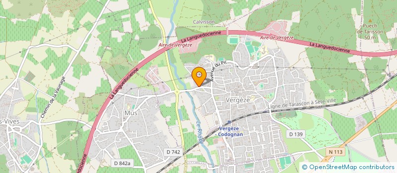 localisation de l'entreprise MONSIEUR ALEXANDRE GERPHAGNON  VERGEZE