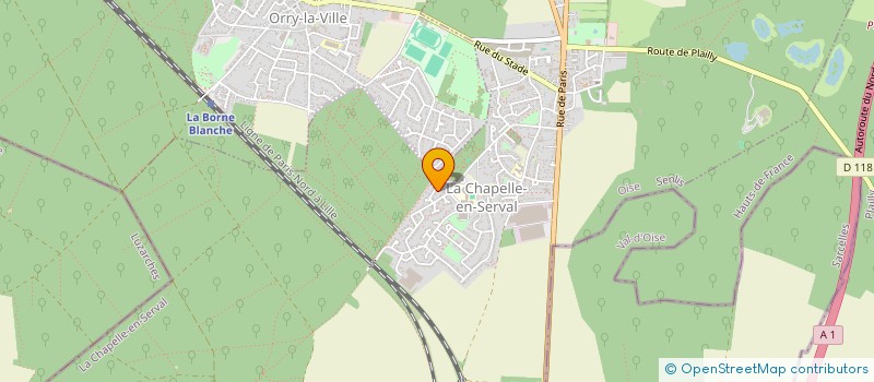 localisation de l'entreprise MONSIEUR ALEXANDRE GERVAIS  LA CHAPELLE-EN-SERVAL