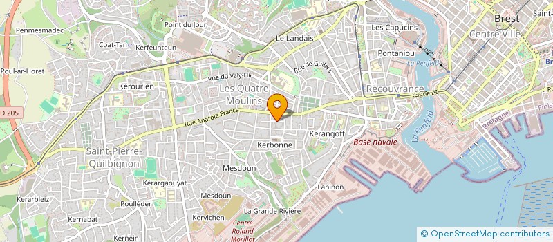 localisation de l'entreprise MONSIEUR ALEXANDRE GESTIN à BREST