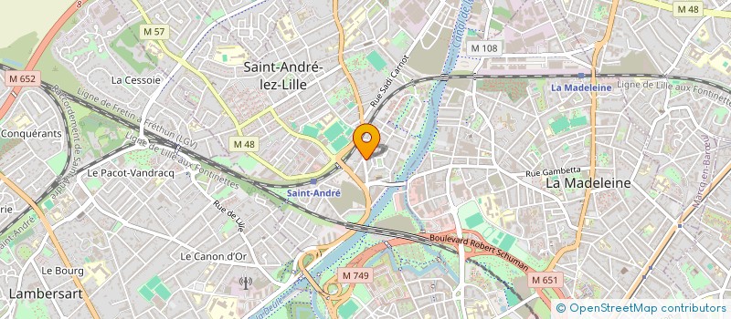 localisation de l'entreprise MONSIEUR ALEXANDRE GHESTEM  SAINT-ANDRE-LEZ-LILLE