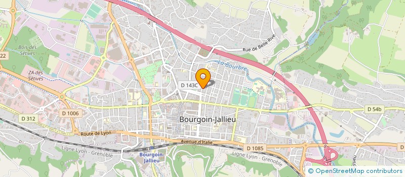 localisation de l'entreprise MONSIEUR ALEXANDRE GHIBAUDO à BOURGOIN-JALLIEU