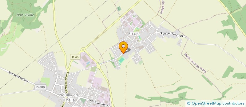 localisation de l'entreprise MONSIEUR ALEXANDRE GHO  ERCUIS