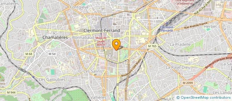 localisation de l'entreprise MONSIEUR ALEXANDRE GILLET  CLERMONT-FERRAND