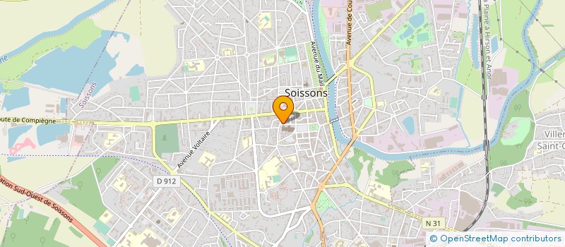 localisation de l'entreprise MONSIEUR ALEXANDRE GILLOT à SOISSONS