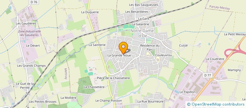 localisation de l'entreprise MONSIEUR ALEXANDRE GINSBURGER  NOTRE-DAME-D'OE