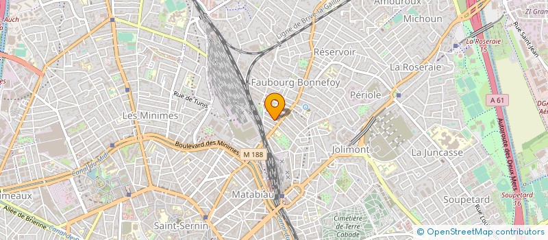 localisation de l'entreprise MONSIEUR ALEXANDRE GIORA à TOULOUSE