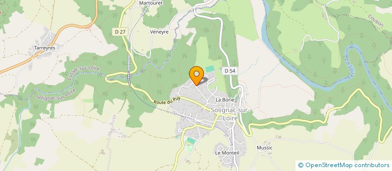 localisation de l'entreprise MONSIEUR ALEXANDRE GIRAL  SOLIGNAC-SUR-LOIRE