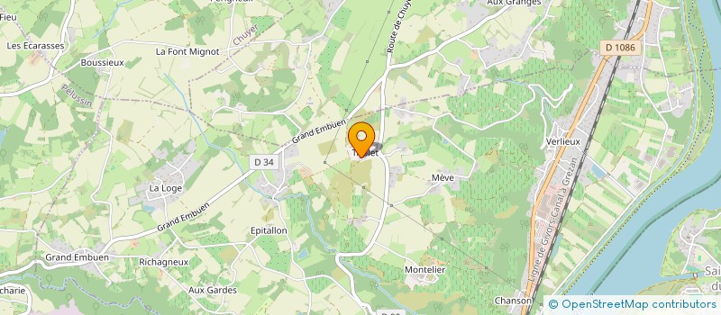 localisation de l'entreprise MONSIEUR ALEXANDRE GIRARD  CHAVANAY