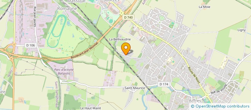 localisation de l'entreprise MONSIEUR ALEXANDRE GIRARD  AIFFRES