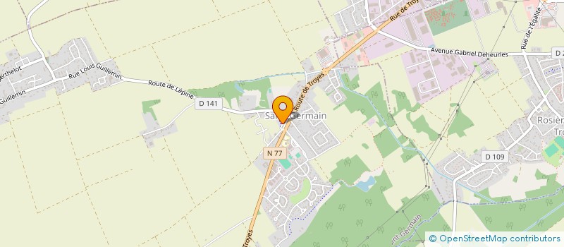 localisation de l'entreprise MONSIEUR ALEXANDRE GIRARDOT  SAINT-GERMAIN