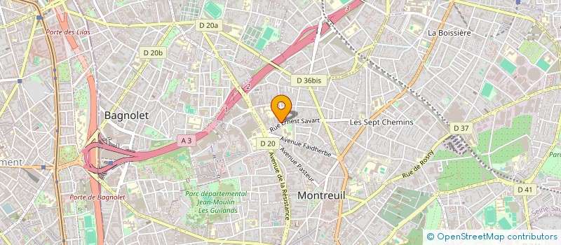 localisation de l'entreprise MONSIEUR ALEXANDRE GIRAUD à MONTREUIL