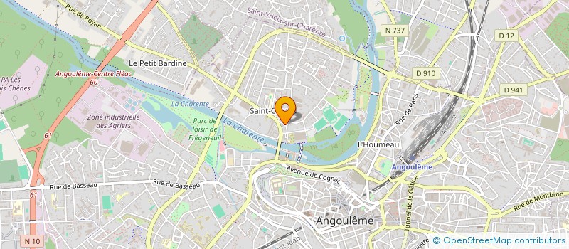 localisation de l'entreprise MONSIEUR ALEXANDRE GIRAUD à ANGOULEME