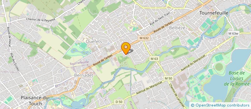 localisation de l'entreprise MONSIEUR ALEXANDRE GIRAUDON  TOURNEFEUILLE