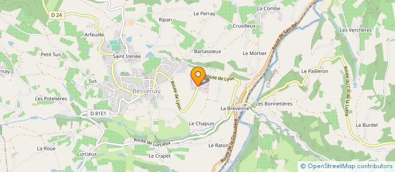 localisation de l'entreprise MONSIEUR ALEXANDRE GIROUD  BRULLIOLES