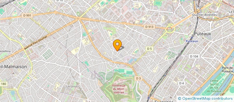 localisation de l'entreprise MONSIEUR ALEXANDRE GLIGANIC  NANTERRE