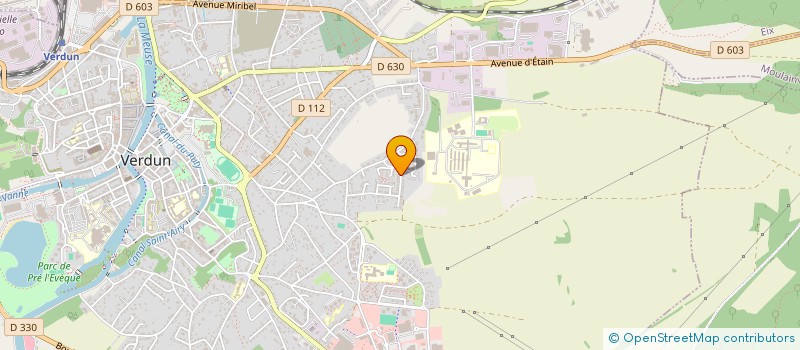 localisation de l'entreprise MONSIEUR ALEXANDRE GOBERT à VERDUN