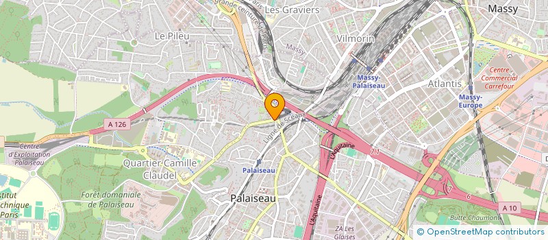 localisation de l'entreprise MONSIEUR ALEXANDRE GODARD  PALAISEAU