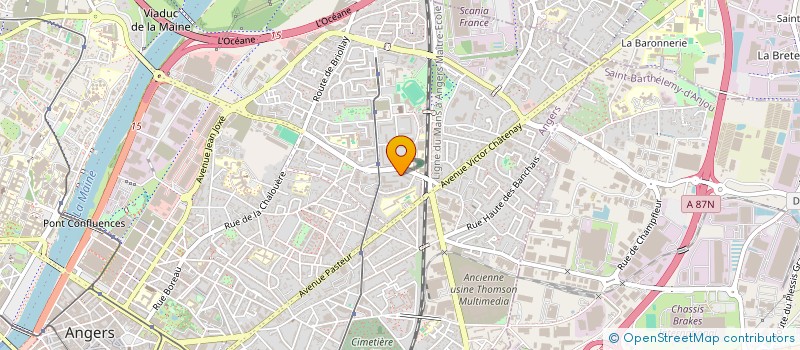 localisation de l'entreprise MONSIEUR ALEXANDRE GODEFROY à ANGERS