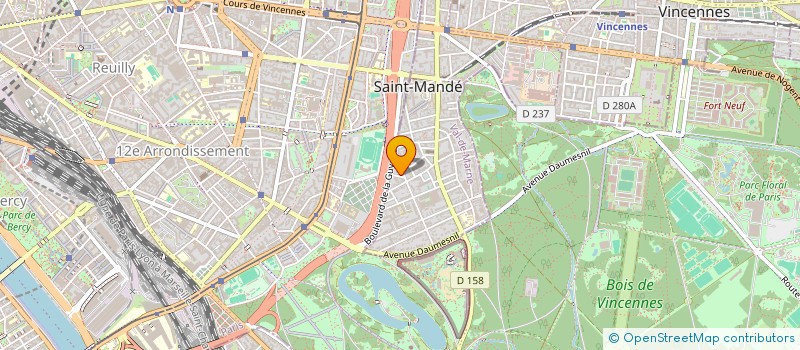 localisation de l'entreprise MONSIEUR ALEXANDRE GODIN à SAINT-MANDE