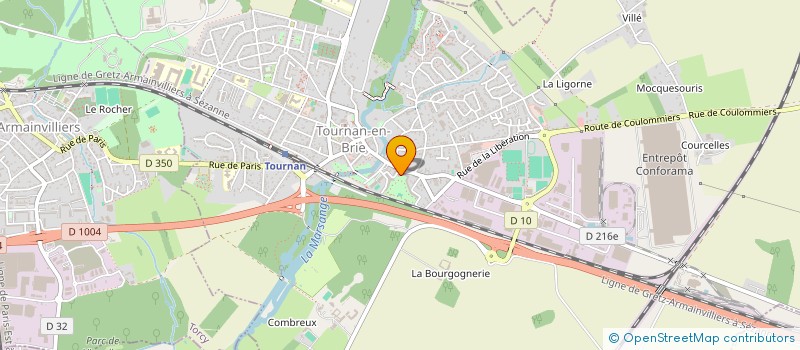 localisation de l'entreprise MONSIEUR ALEXANDRE GODREAU  TOURNAN-EN-BRIE