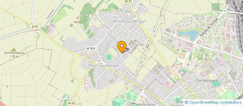 localisation de l'entreprise MONSIEUR ALEXANDRE GOETZ  OBERHAUSBERGEN