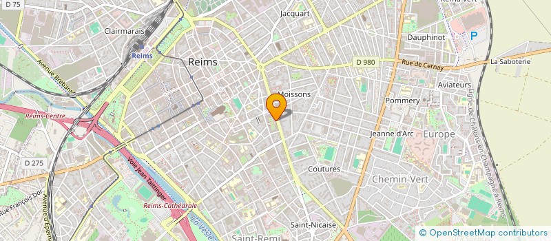 localisation de l'entreprise MONSIEUR ALEXANDRE GOGNIES  REIMS