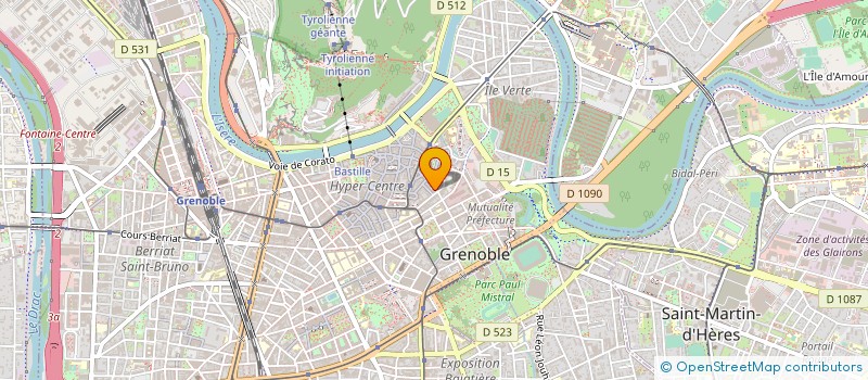 localisation de l'entreprise MONSIEUR ALEXANDRE GOGUET  GRENOBLE