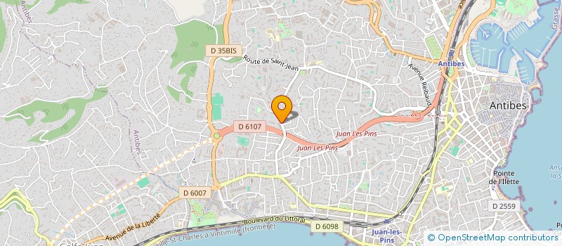 localisation de l'entreprise MONSIEUR ALEXANDRE GOLA  ANTIBES