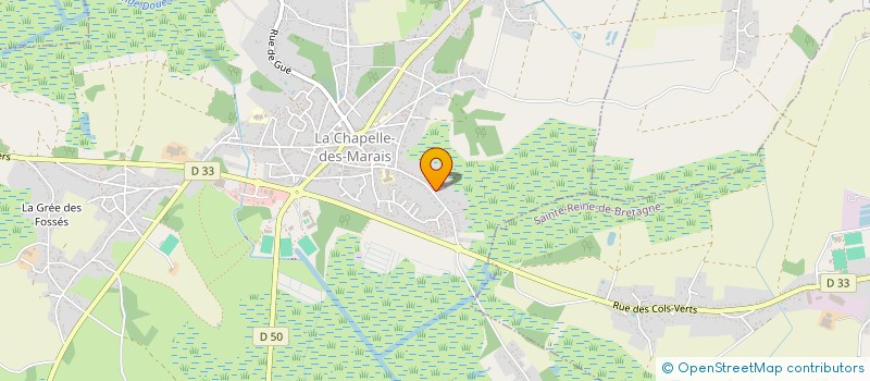 localisation de l'entreprise MONSIEUR ALEXANDRE GOMBOURG à LA CHAPELLE-DES-MARAIS
