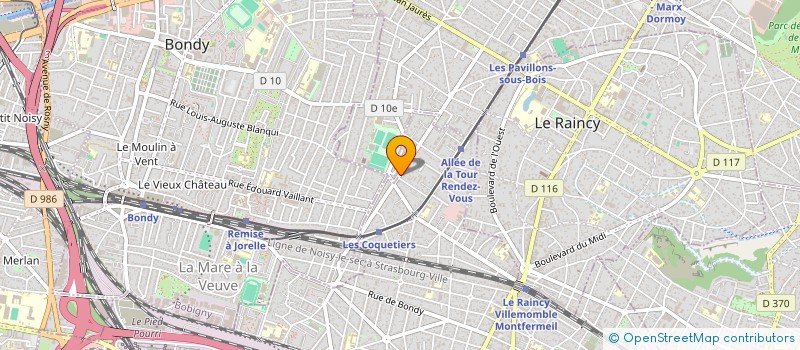 localisation de l'entreprise MONSIEUR ALEXANDRE GOMES  VILLEMOMBLE