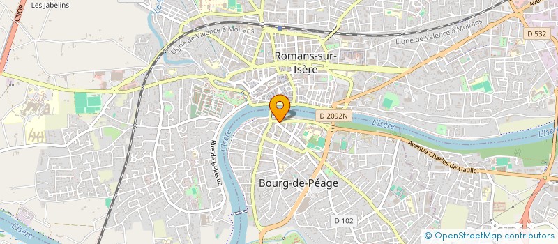 localisation de l'entreprise MONSIEUR ALEXANDRE GOMEZ  BOURG-DE-PEAGE