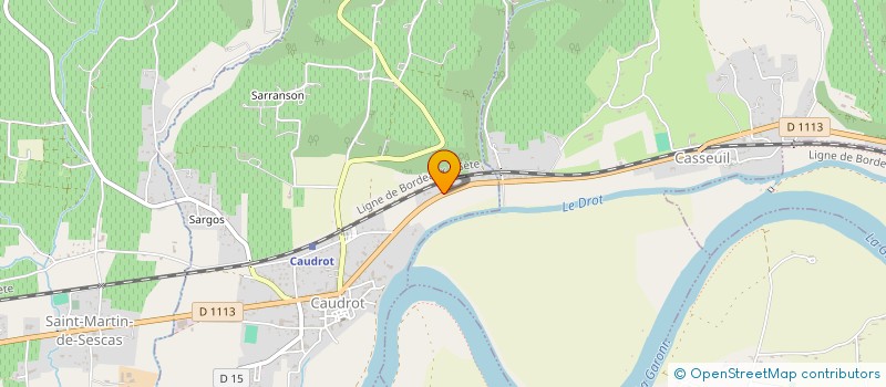 localisation de l'entreprise MONSIEUR ALEXANDRE GONCALVES  CAUDROT