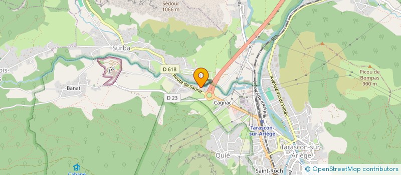 localisation de l'entreprise MONSIEUR ALEXANDRE GONCALVES à TARASCON-SUR-ARIEGE