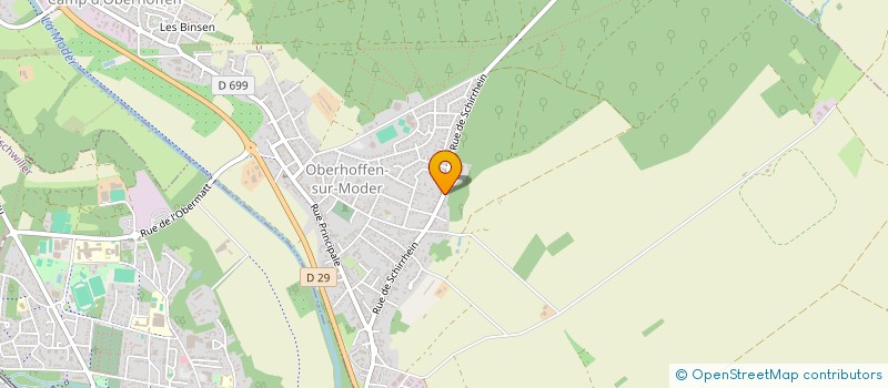 localisation de l'entreprise MONSIEUR ALEXANDRE GONDOLF  OBERHOFFEN-SUR-MODER