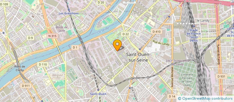 localisation de l'entreprise MONSIEUR ALEXANDRE GONTHIER à SAINT-OUEN-SUR-SEINE