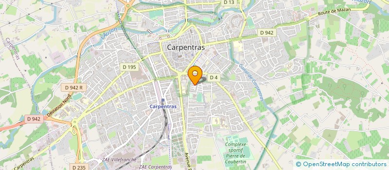 localisation de l'entreprise MONSIEUR ALEXANDRE GONZALEZ à CARPENTRAS