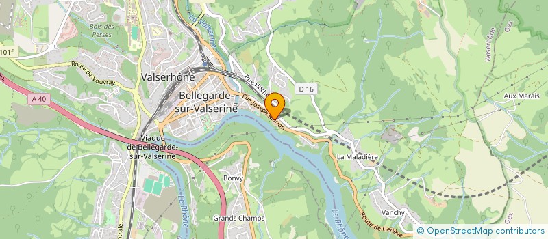 localisation de l'entreprise MONSIEUR ALEXANDRE GONZALEZ à VALSERHONE