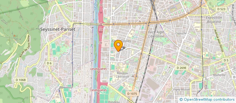 localisation de l'entreprise MONSIEUR ALEXANDRE GONZALEZ à GRENOBLE