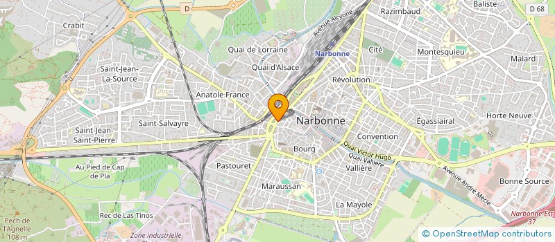 localisation de l'entreprise MONSIEUR ALEXANDRE GORETTA  NARBONNE