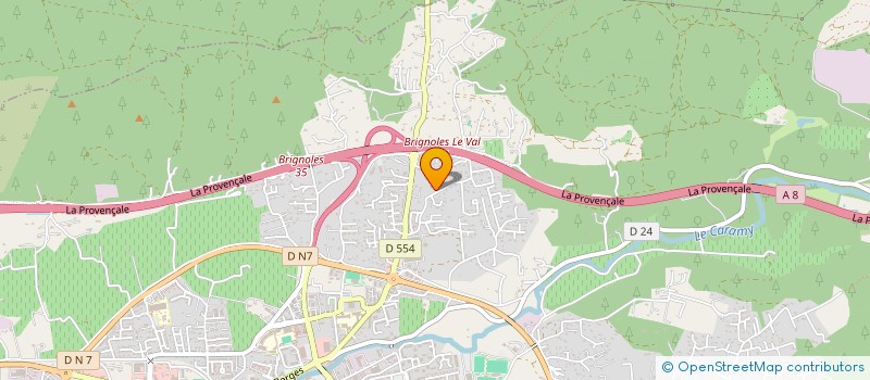 localisation de l'entreprise MONSIEUR ALEXANDRE GORGAS  BRIGNOLES